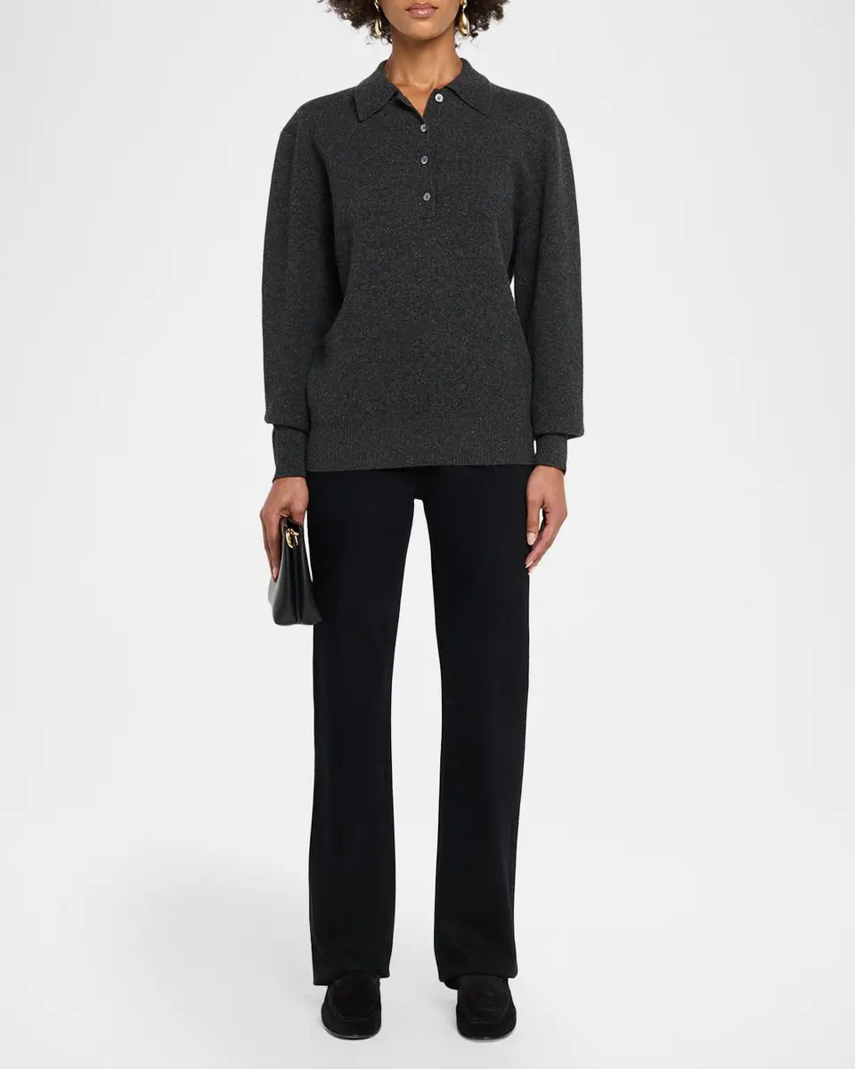 RÓHE Wool-Blend Polo Sweater | Thumbnail 2 RÓHE Wool-Blend Polo Sweater | Thumbnail 2