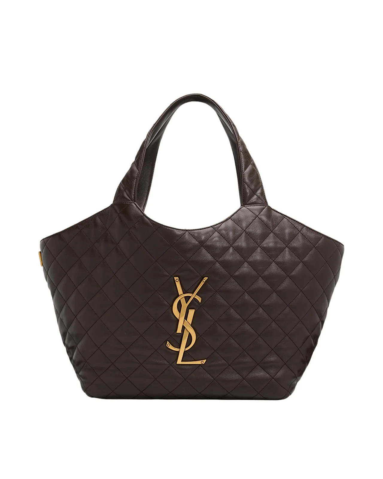 Saint Laurent Medium Quilted Leather Top-Handle Bag
