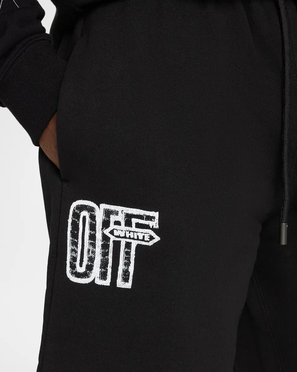 Off-White Men's Motion Arrow Cotton Drawstring Shorts | Thumbnail 5 Off-White Men's Motion Arrow Cotton Drawstring Shorts | Thumbnail 5