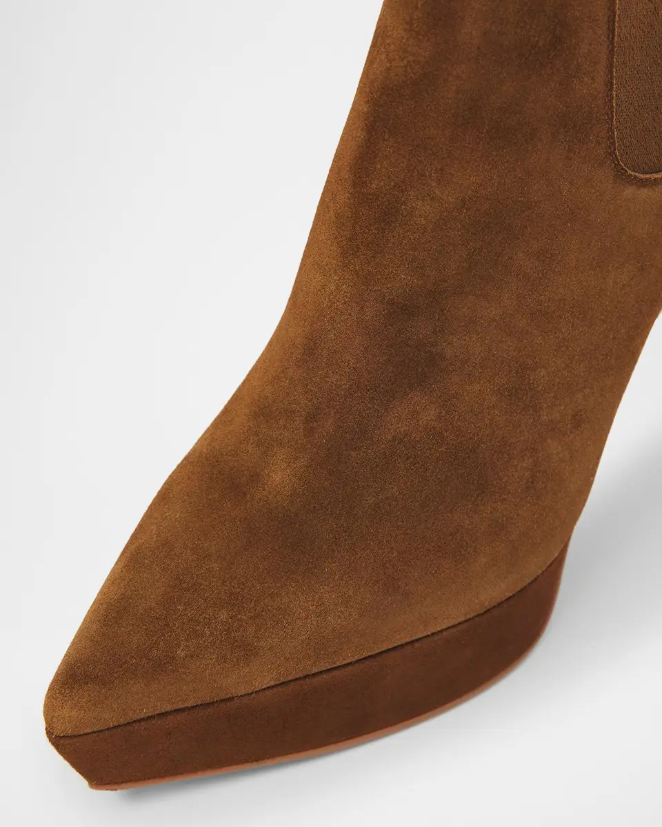 Gianvito Rossi 120mm Suede Pointed-Toe Booties | Thumbnail 3 Gianvito Rossi 120mm Suede Pointed-Toe Booties | Thumbnail 3