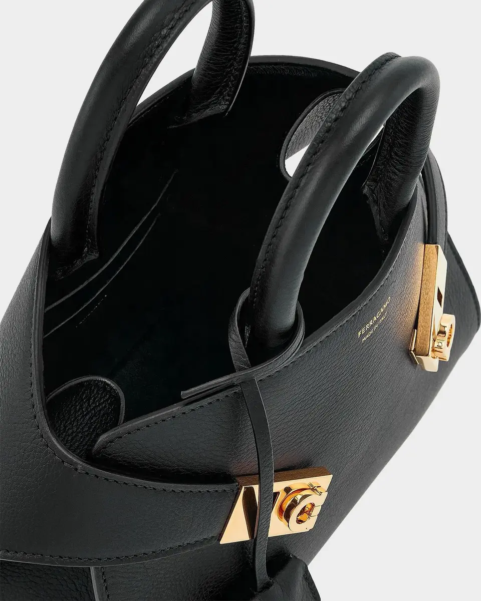 Ferragamo Mini Hug Leather Crossbody Bag | Thumbnail 4