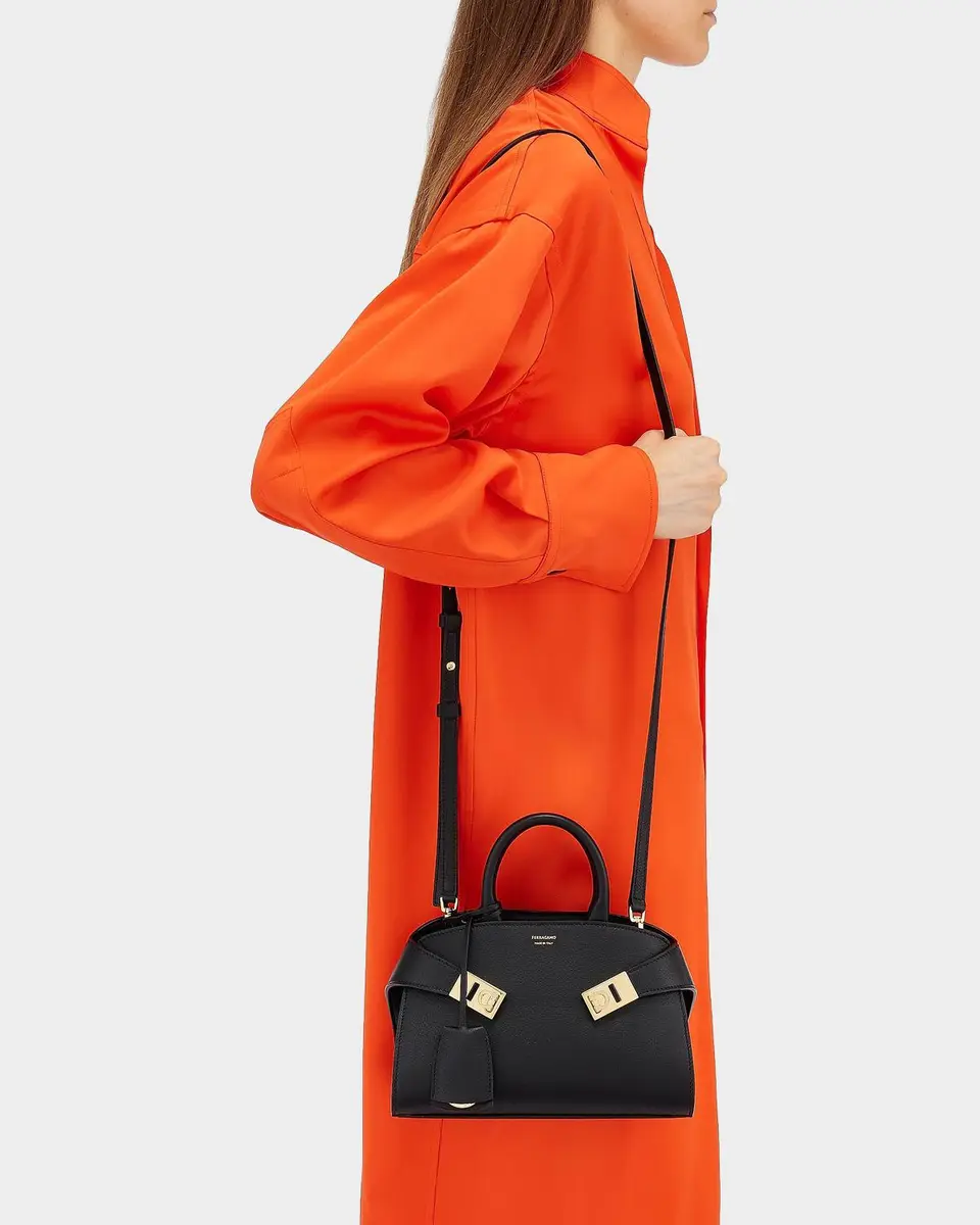 Ferragamo Mini Hug Leather Crossbody Bag | Thumbnail 5