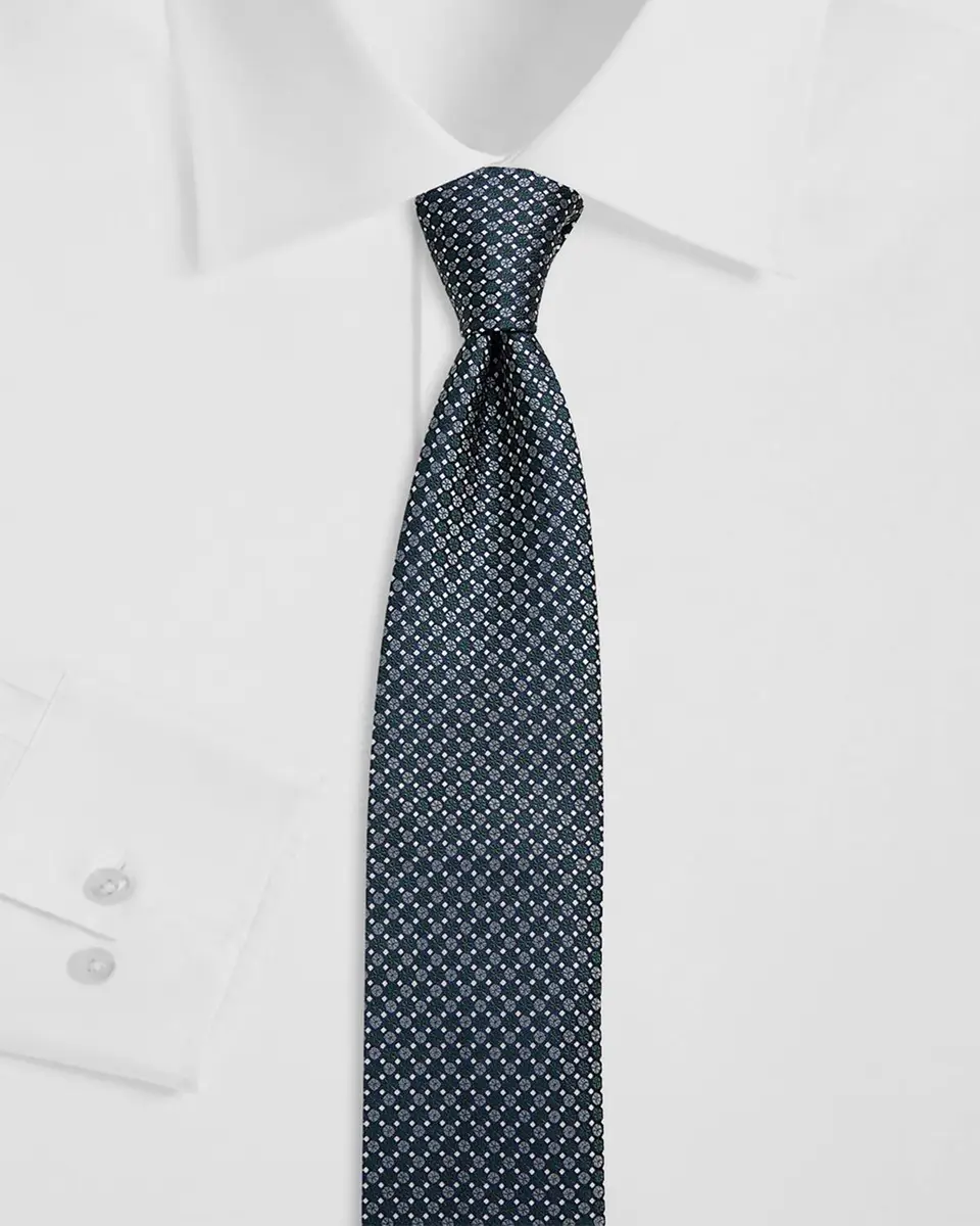 Canali Men's Silk Medallion Tie | Thumbnail 2