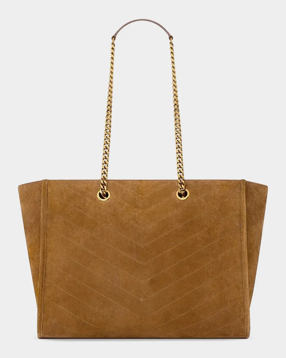 Saint Laurent Niki Suede Shopper Tote | Thumbnail 3 Saint Laurent Niki Suede Shopper Tote | Thumbnail 3