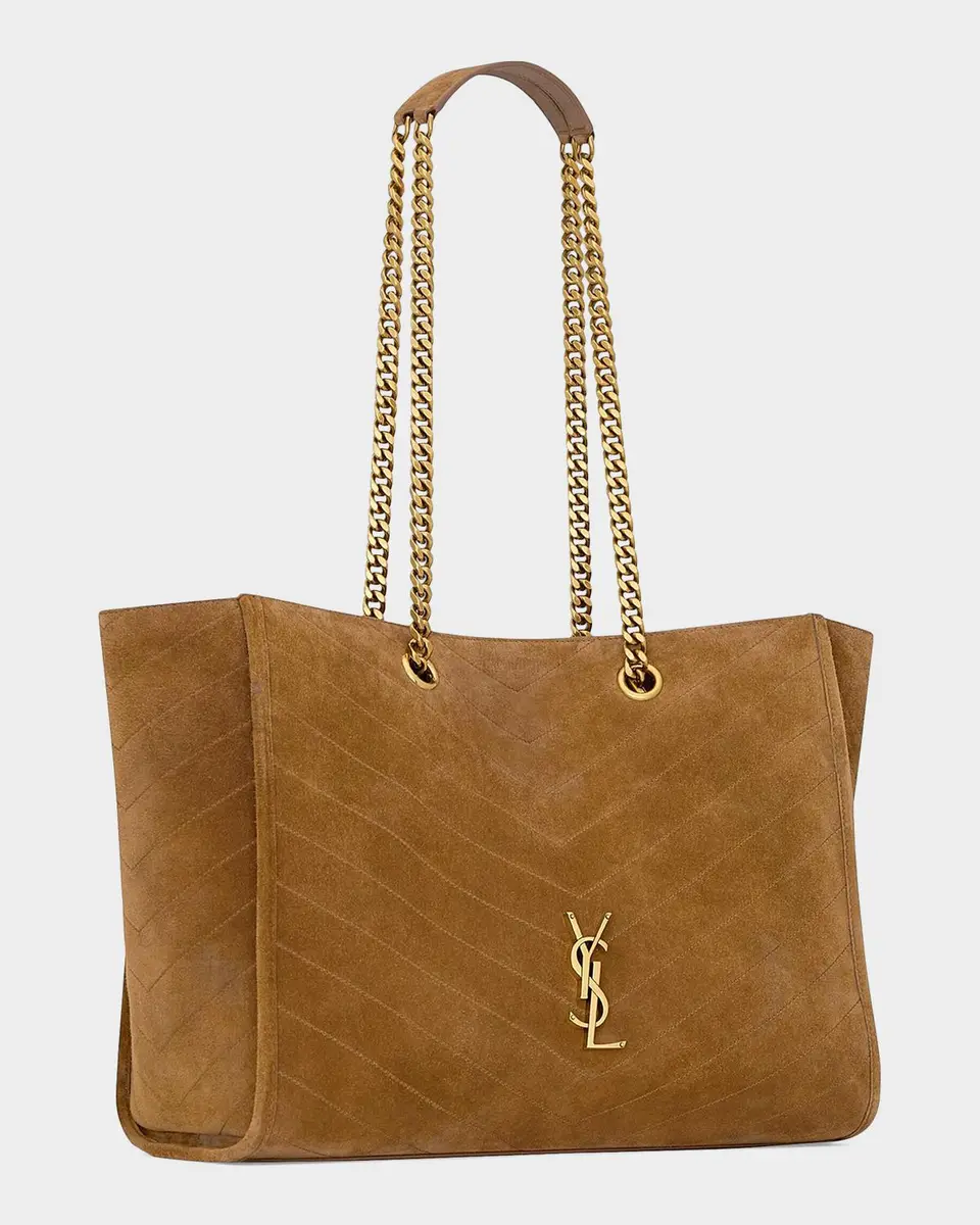 Saint Laurent Niki Suede Shopper Tote | Thumbnail 7 Saint Laurent Niki Suede Shopper Tote | Thumbnail 7