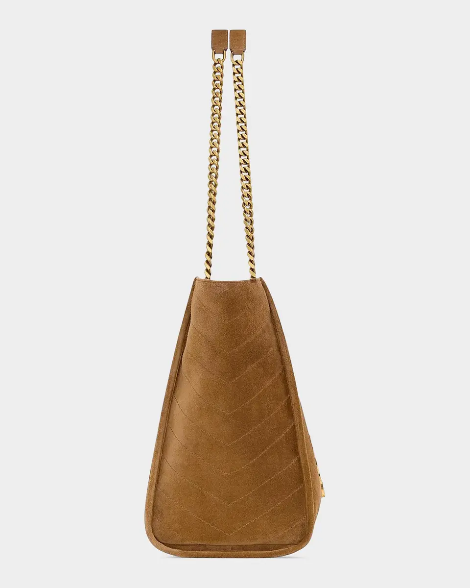 Saint Laurent Niki Suede Shopper Tote | Thumbnail 8 Saint Laurent Niki Suede Shopper Tote | Thumbnail 8