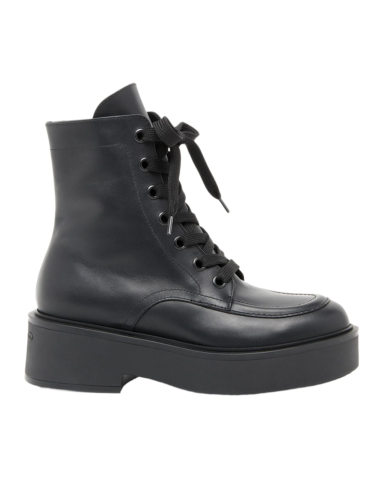 Leather Lace-Up Boots Leather Lace-Up Boots