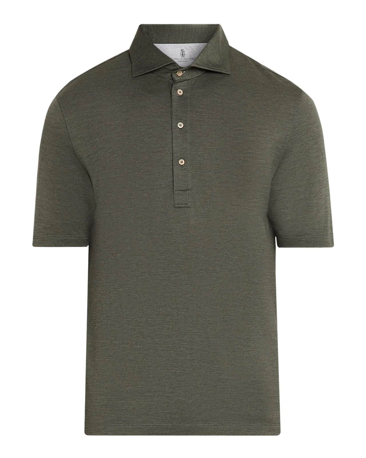 Men's Wool Blend Polo Shirt
