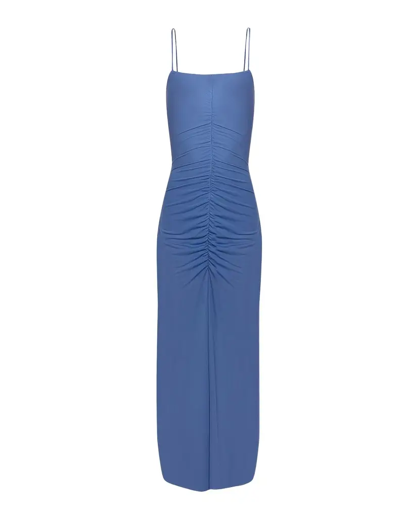 Vix Tyla Ruched Midi Dress | Image 1 Vix Tyla Ruched Midi Dress | Image 1