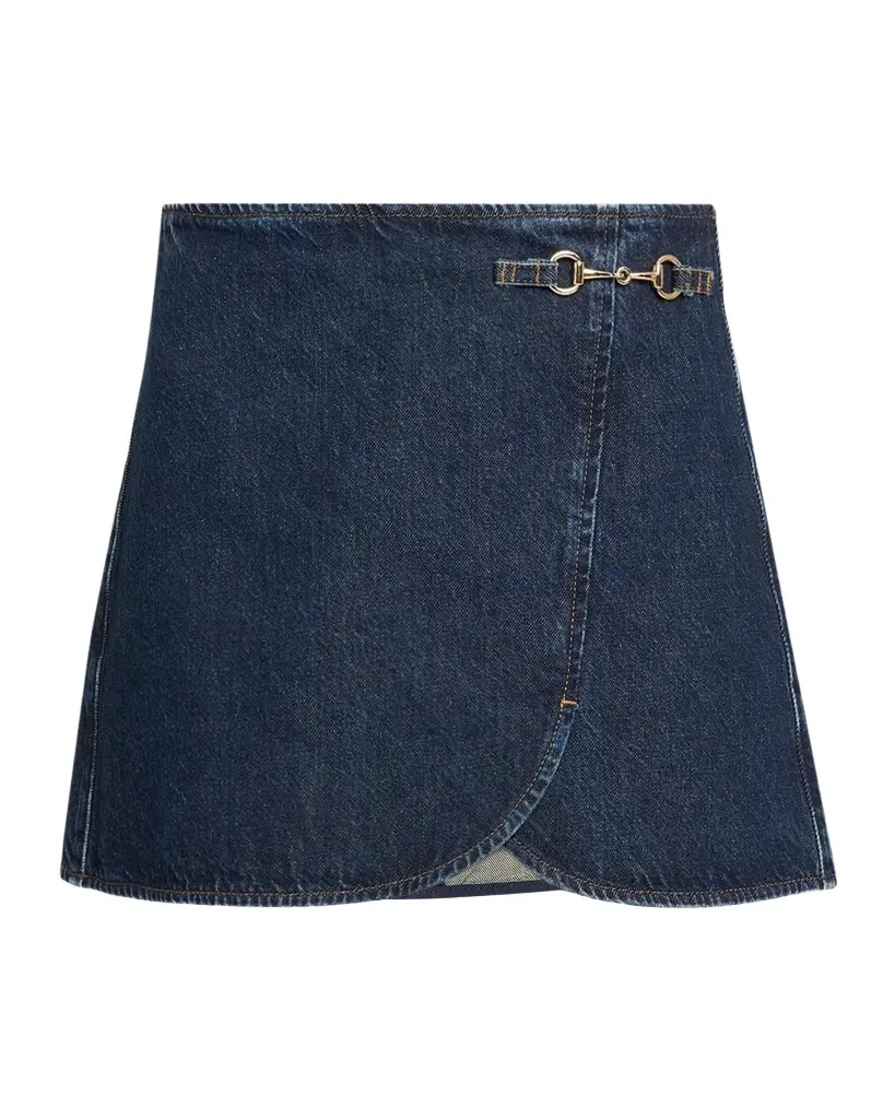 PAIGE Montanna Denim Mini Skirt | Image 1 PAIGE Montanna Denim Mini Skirt | Image 1