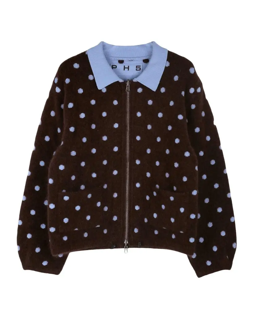PH5 Halley Polka-Dot Knit Cardigan | Image 1 PH5 Halley Polka-Dot Knit Cardigan | Image 1
