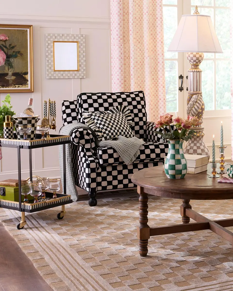 MacKenzie-Childs Gambit Accent Chair | Thumbnail 6 MacKenzie-Childs Gambit Accent Chair | Thumbnail 6