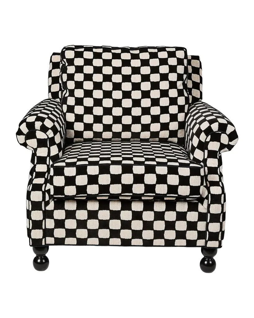 MacKenzie-Childs Gambit Accent Chair