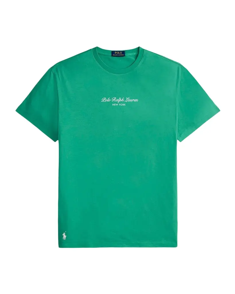 Men's Jersey Logo Crewneck T-Shirt Men's Jersey Logo Crewneck T-Shirt