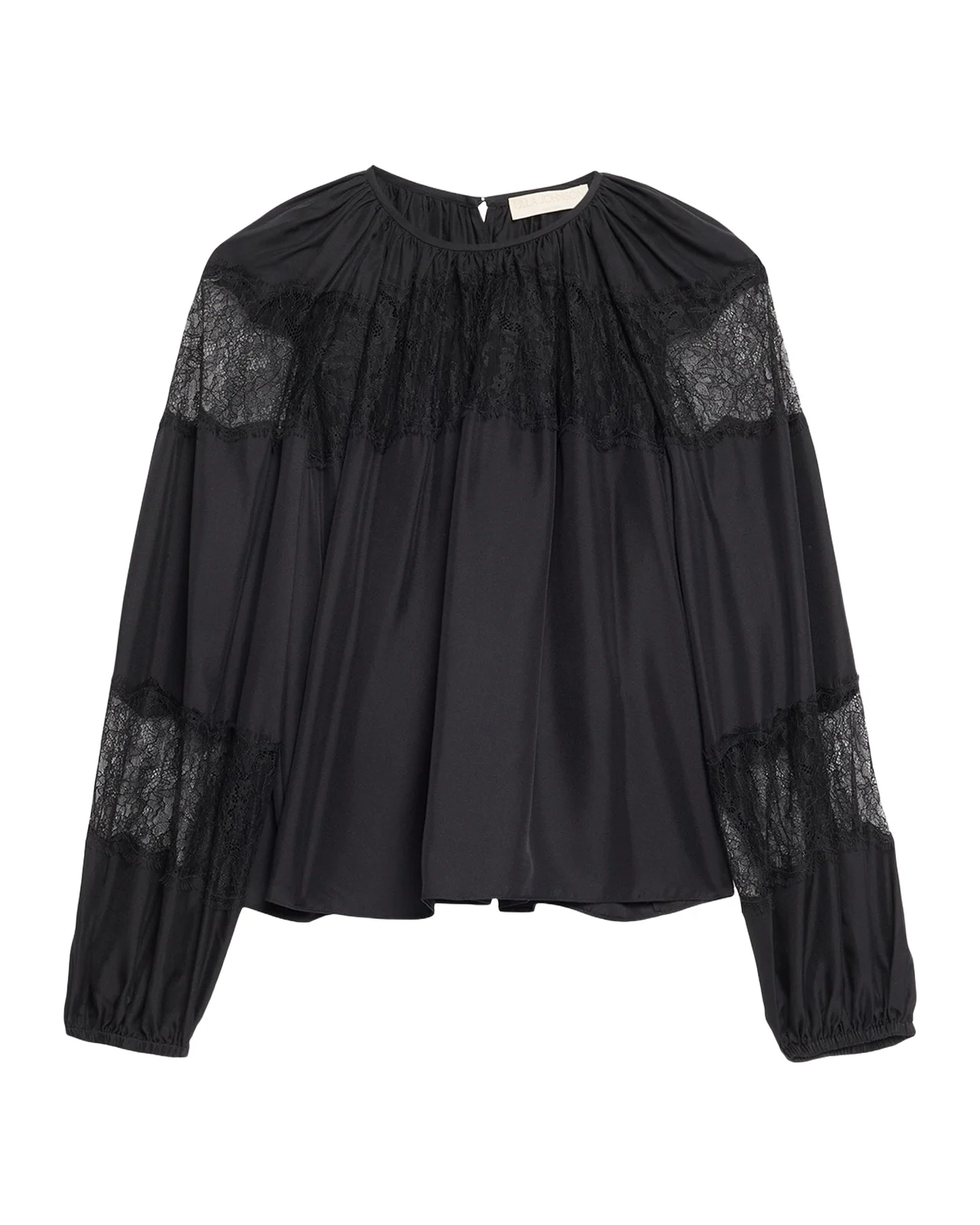 Bess Silk Long-Sleeve Blouse Bess Silk Long-Sleeve Blouse