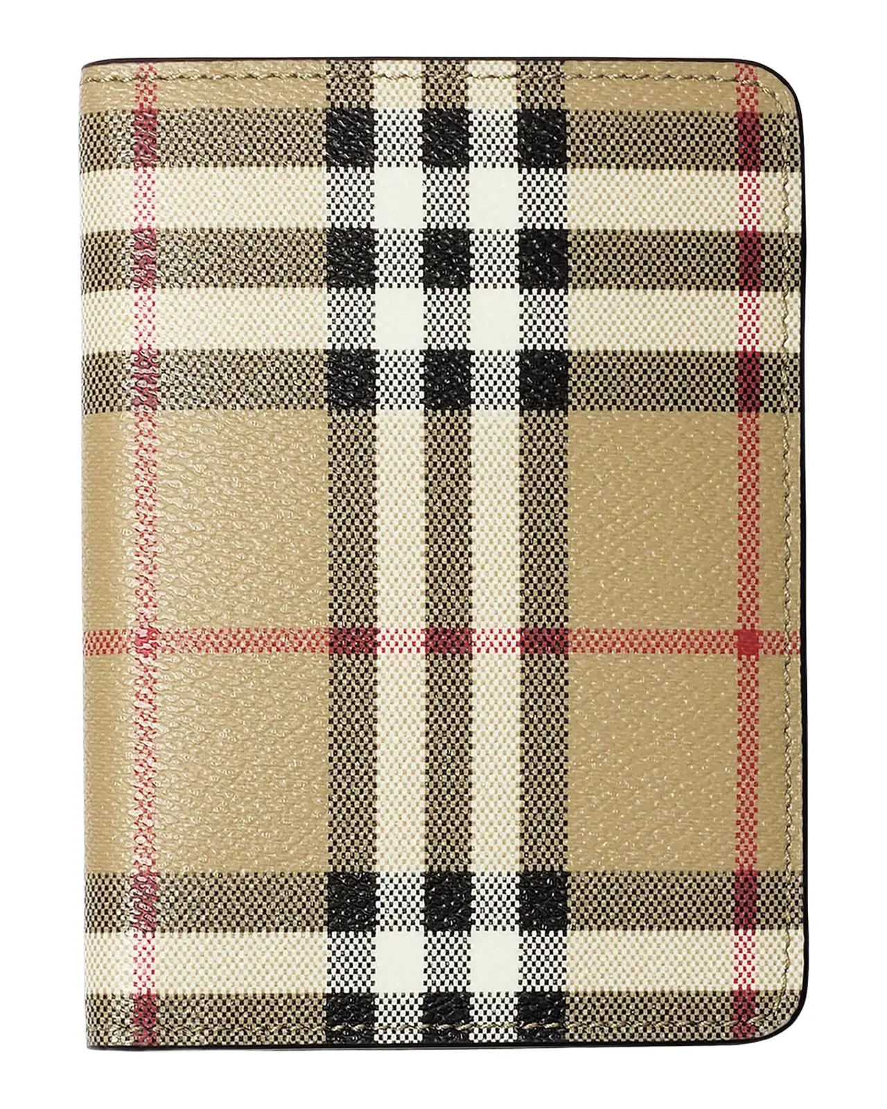 Burberry Check Passport Case