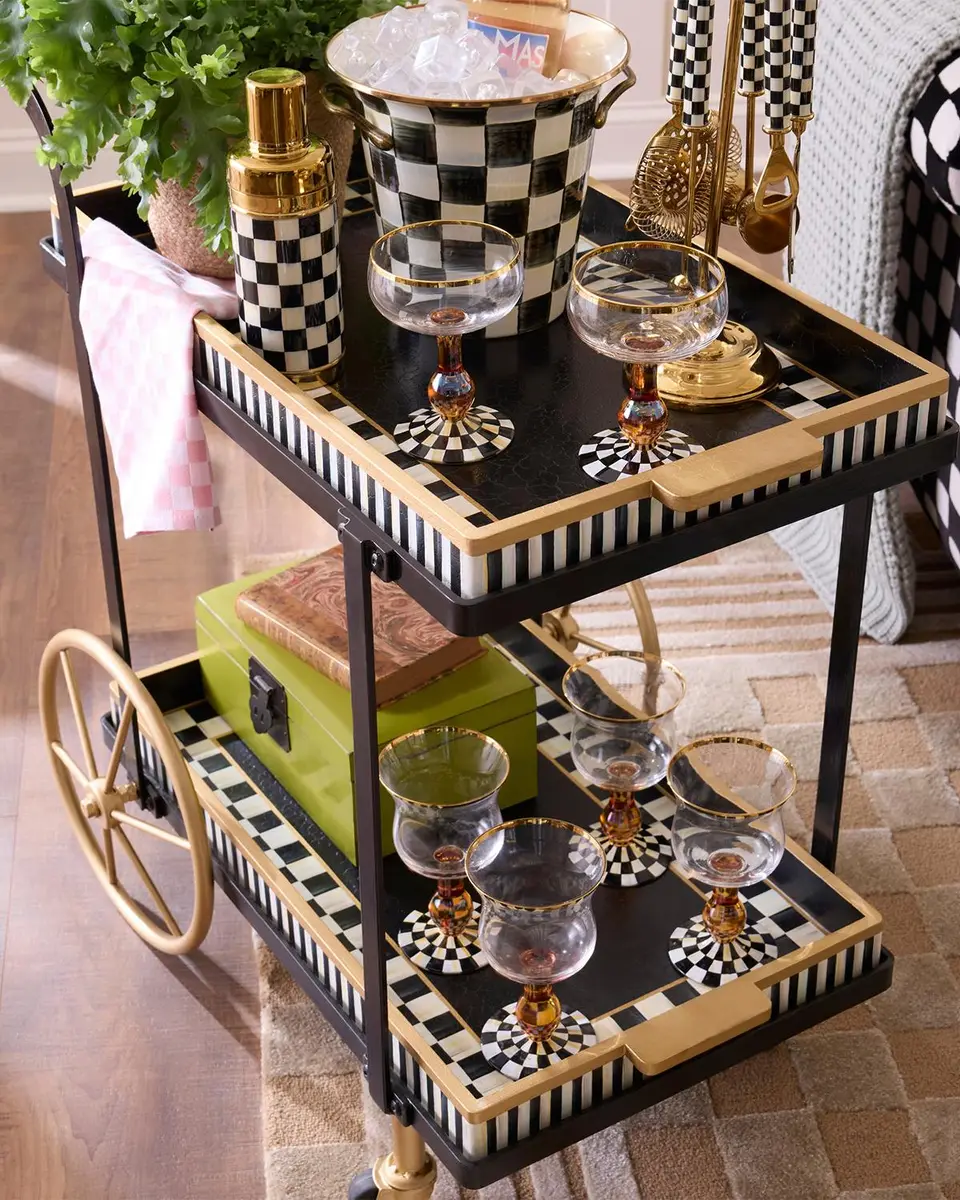 MacKenzie-Childs Butler's Bar Cart | Thumbnail 7