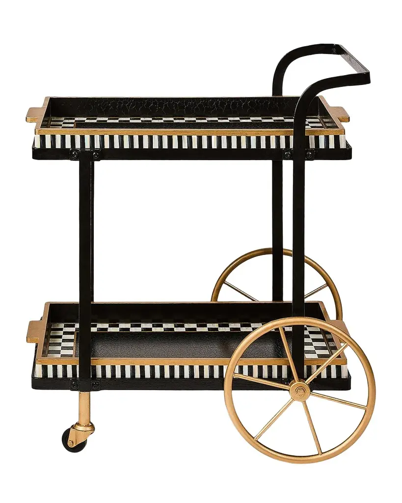 MacKenzie-Childs Butler's Bar Cart