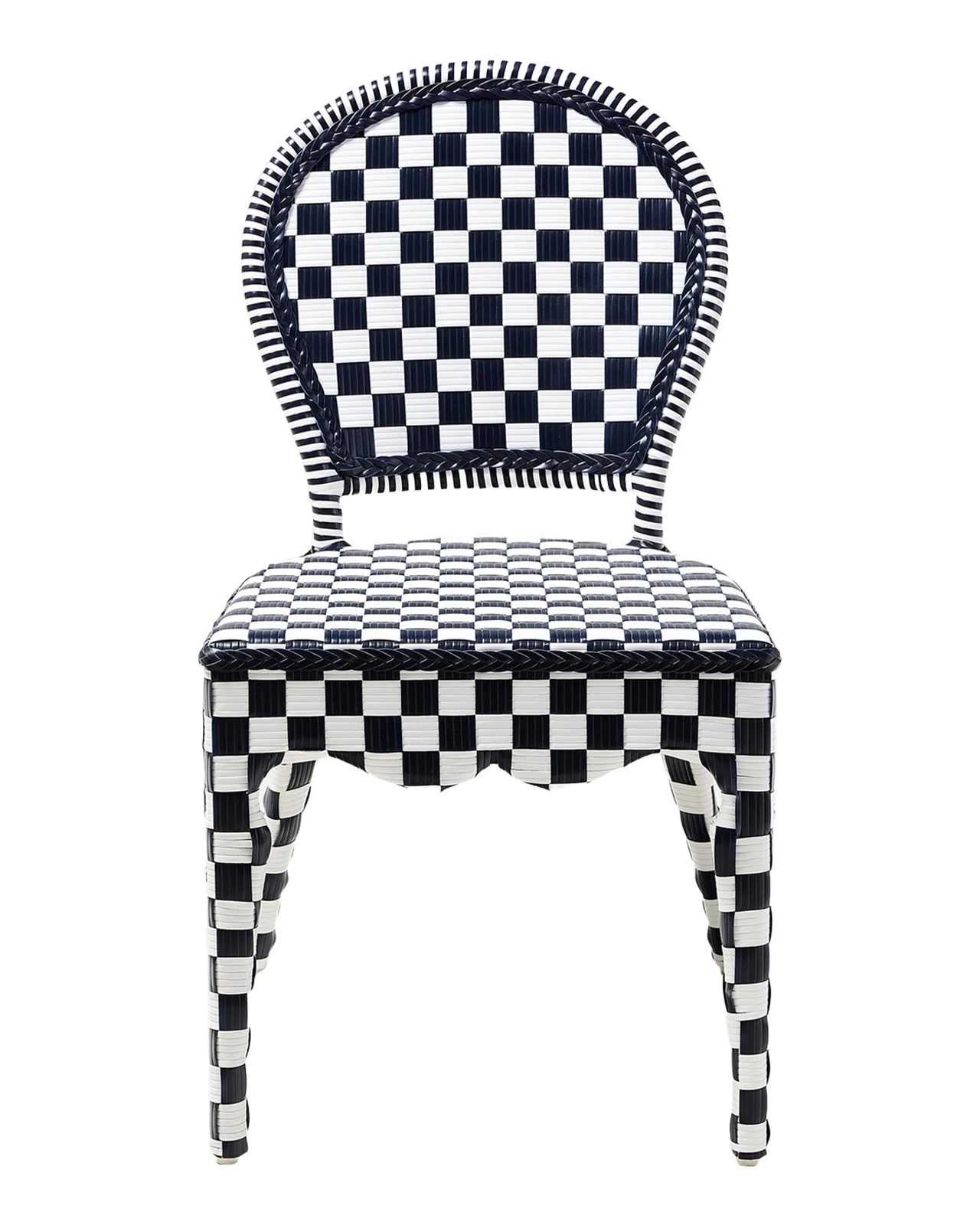 MacKenzie-Childs Gambit Check Outdoor Cafe Chair