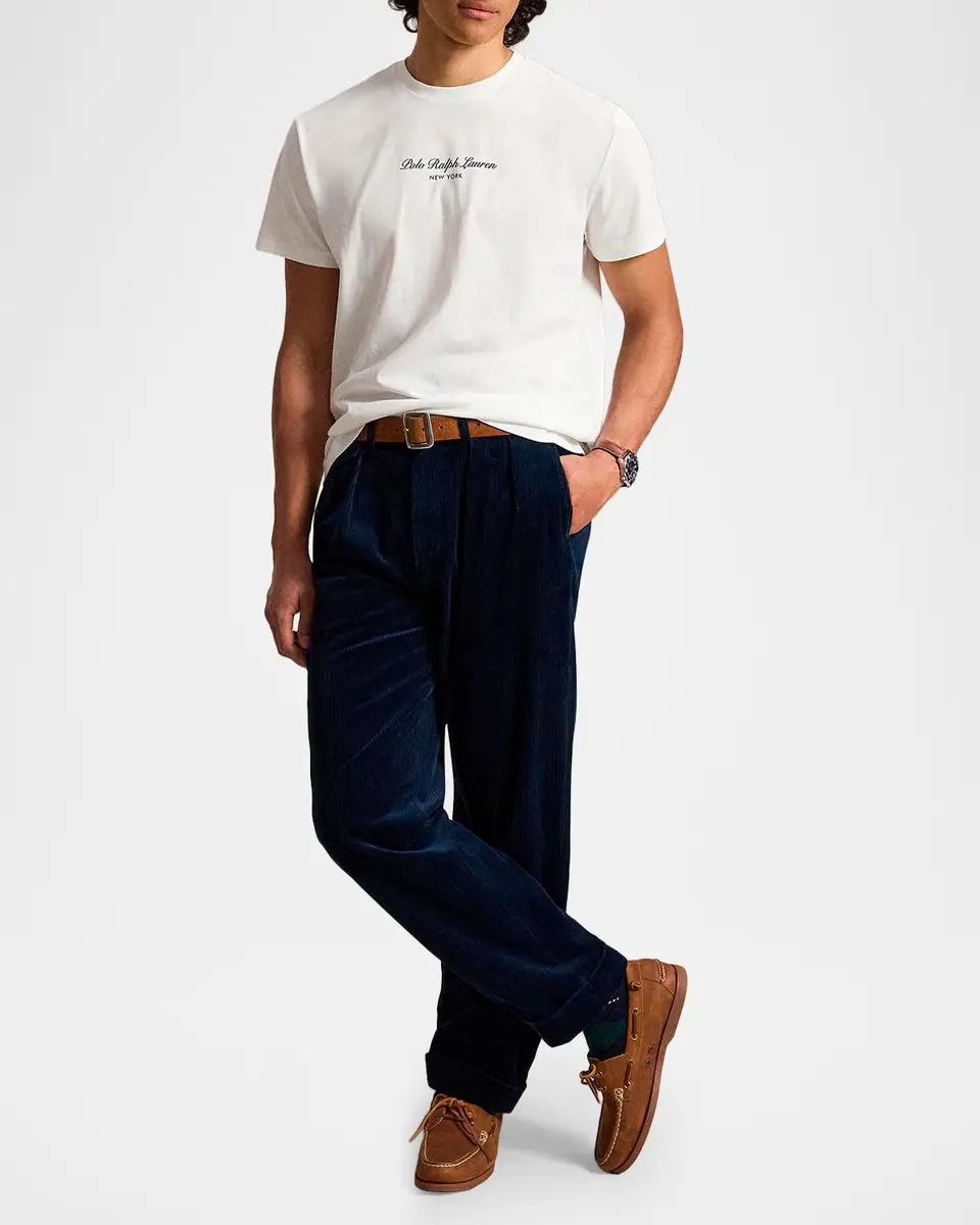 Polo Ralph Lauren Men's Jersey Knit Logo T-Shirt | Thumbnail 2 Polo Ralph Lauren Men's Jersey Knit Logo T-Shirt | Thumbnail 2
