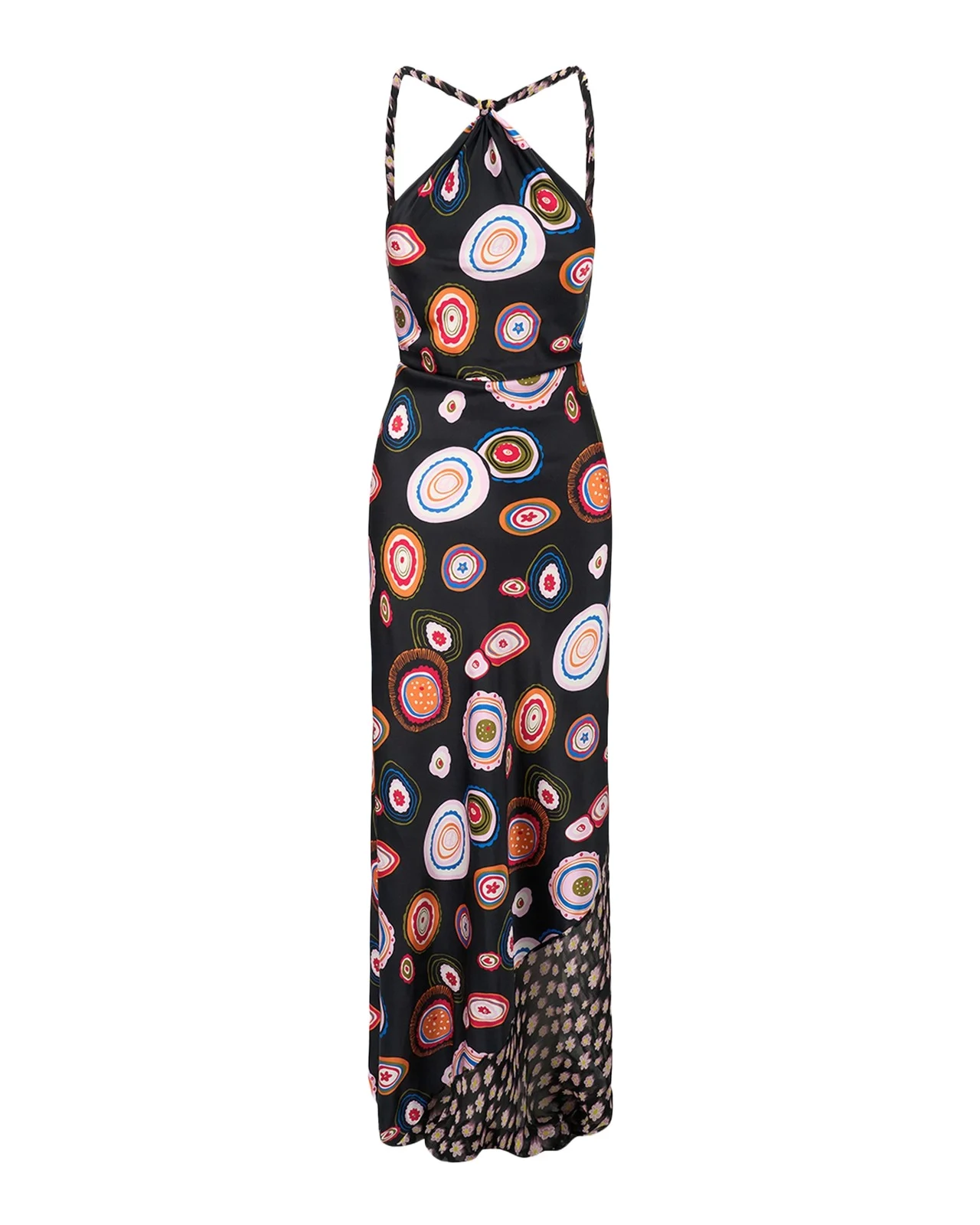 Staud Charli Printed Silk Maxi Dress