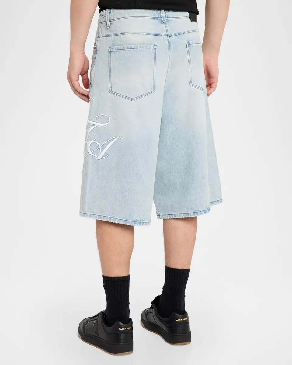 RTA Men's Gustavo Denim Shorts | Thumbnail 3 RTA Men's Gustavo Denim Shorts | Thumbnail 3