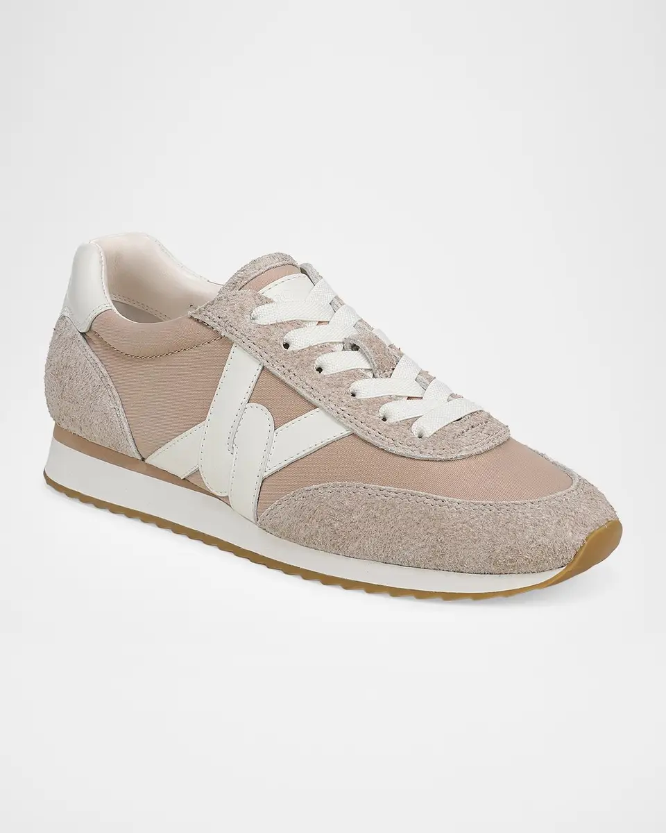 Veronica Beard Penrose Mixed Leather Runner Sneakers | Thumbnail 2 Veronica Beard Penrose Mixed Leather Runner Sneakers | Thumbnail 2