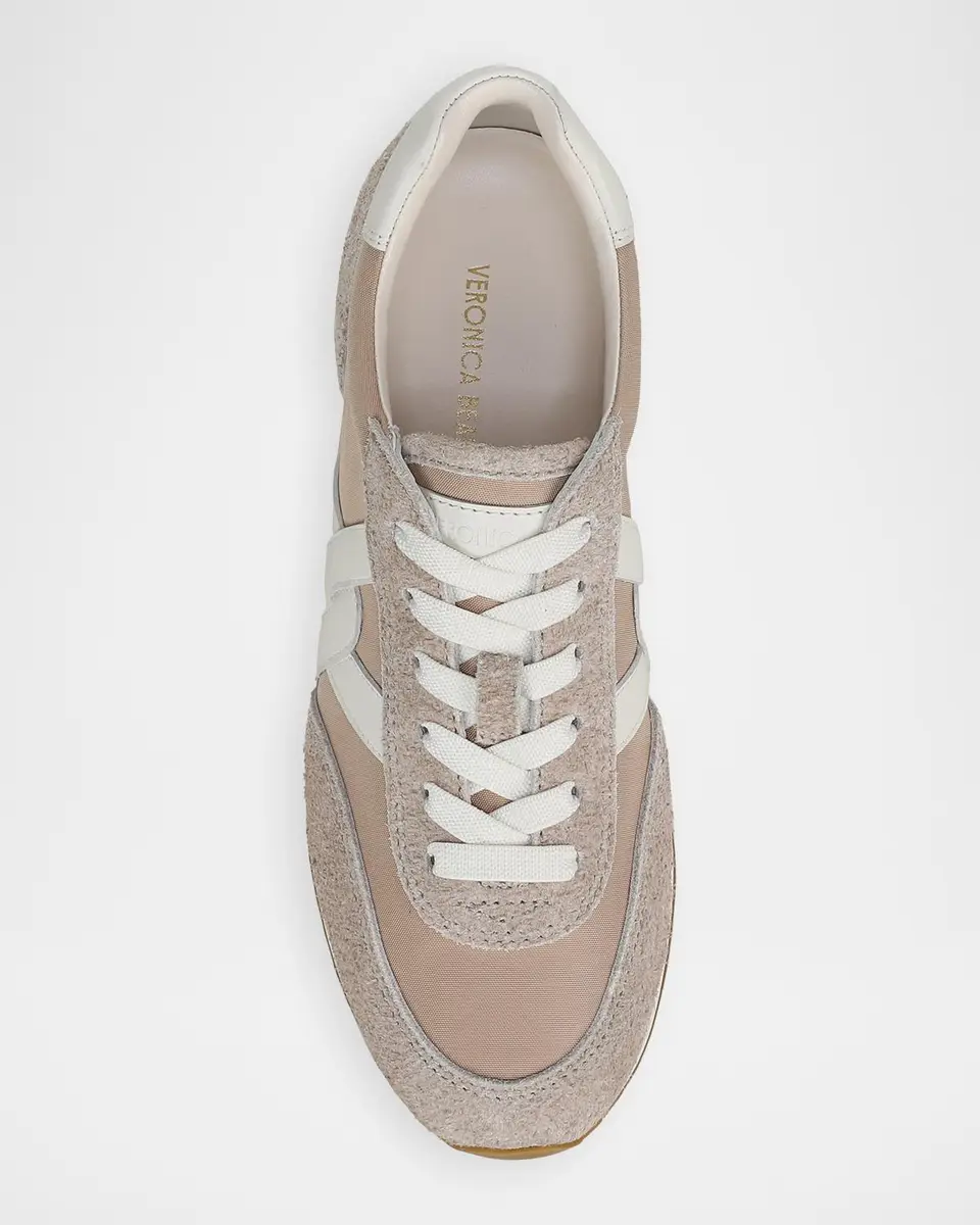 Veronica Beard Penrose Mixed Leather Runner Sneakers | Thumbnail 4 Veronica Beard Penrose Mixed Leather Runner Sneakers | Thumbnail 4