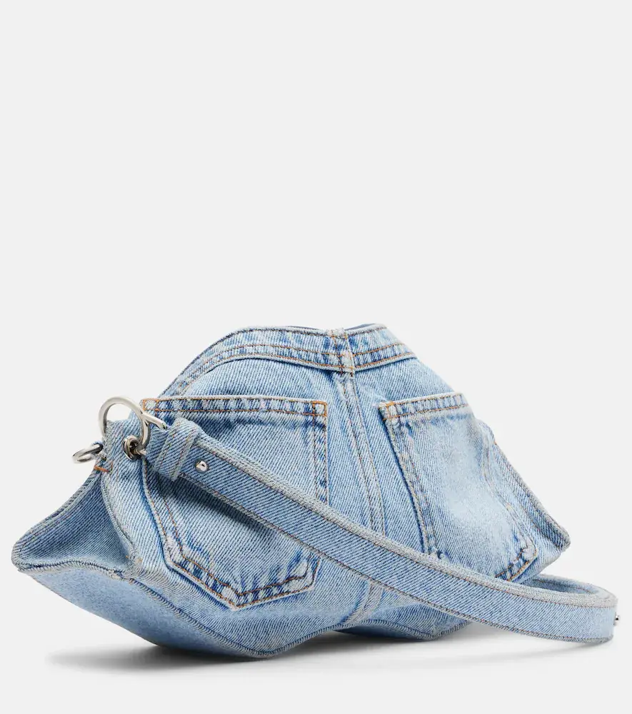 Alexander McQueen Manta Small denim clutch | Thumbnail 5 Alexander McQueen Manta Small denim clutch | Thumbnail 5