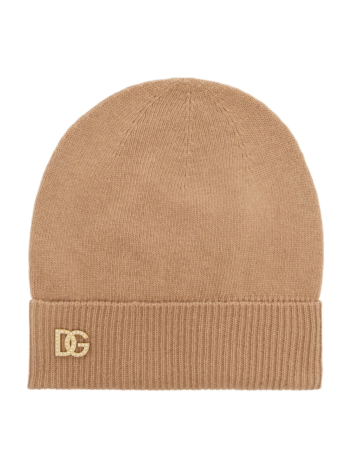 DG embellished virgin wool beanie