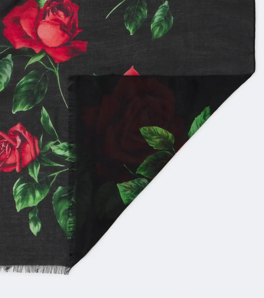 Dolce & Gabbana Floral silk scarf | Thumbnail 2