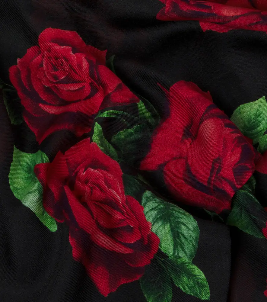 Dolce & Gabbana Floral silk scarf | Thumbnail 3