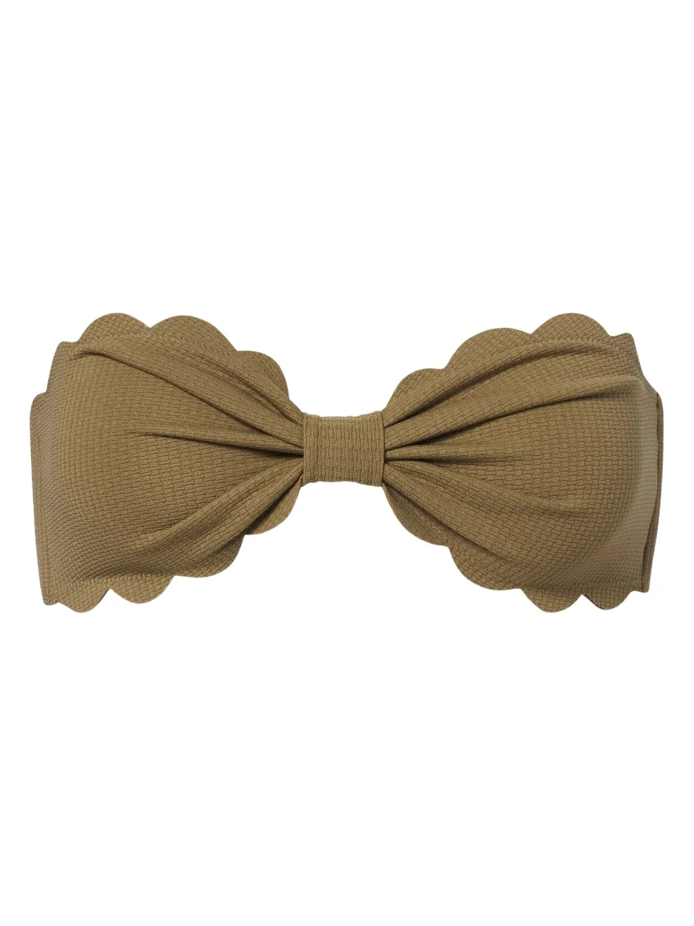 Marysia Antibes scalloped bandeau bikini top