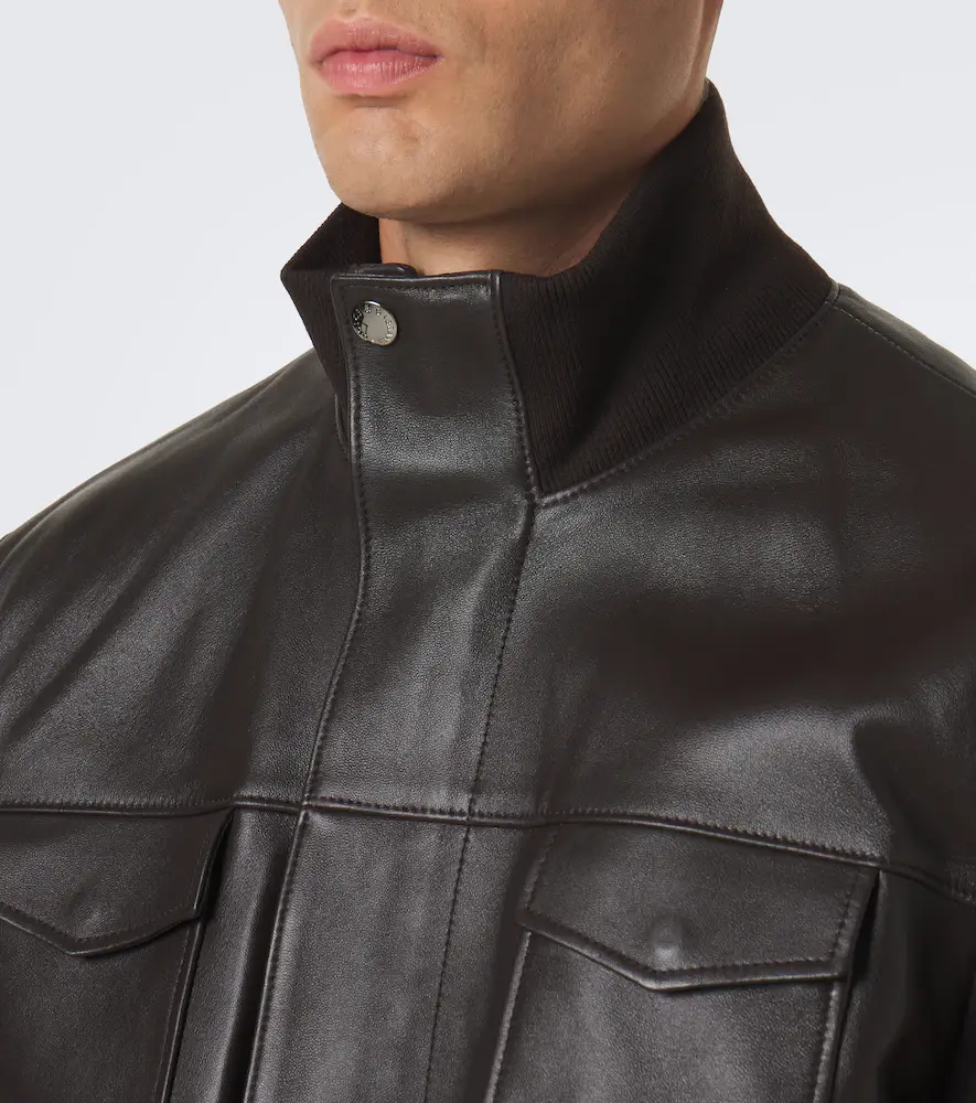 Dolce & Gabbana Leather blouson jacket | Thumbnail 7 Dolce & Gabbana Leather blouson jacket | Thumbnail 7