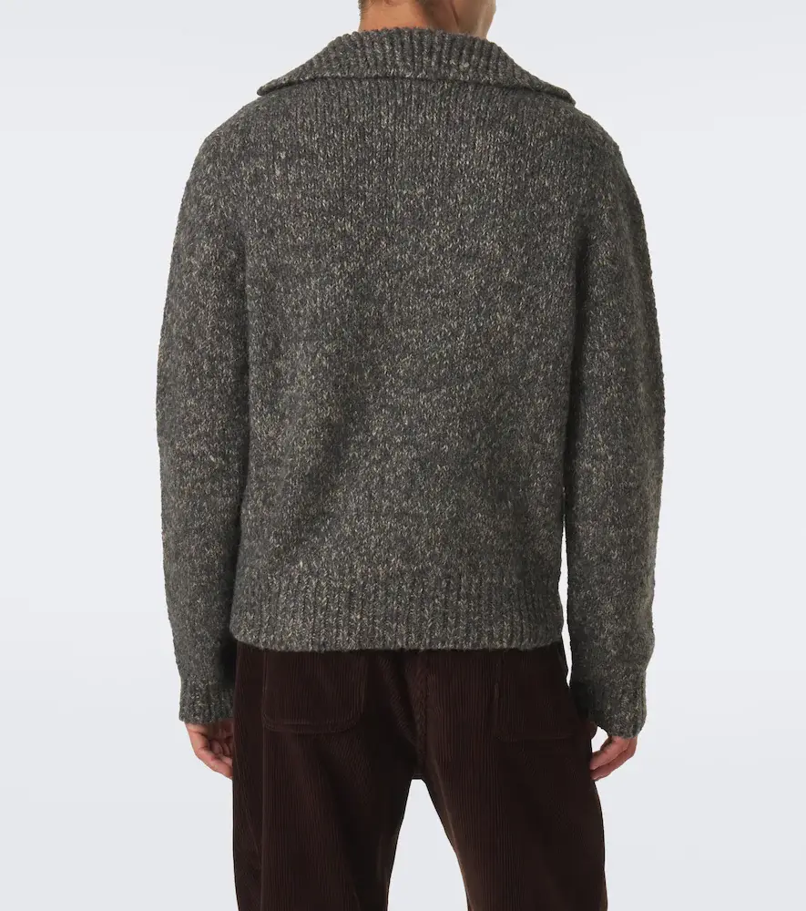 Dolce & Gabbana Wool, alpaca, and linen polo sweater | Thumbnail 3 Dolce & Gabbana Wool, alpaca, and linen polo sweater | Thumbnail 3