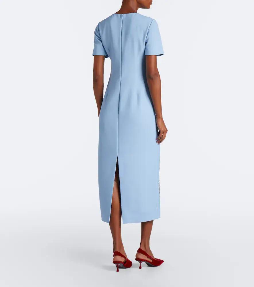 Carolina Herrera Embellished floral-appliqué midi dress | Thumbnail 5 Carolina Herrera Embellished floral-appliqué midi dress | Thumbnail 5