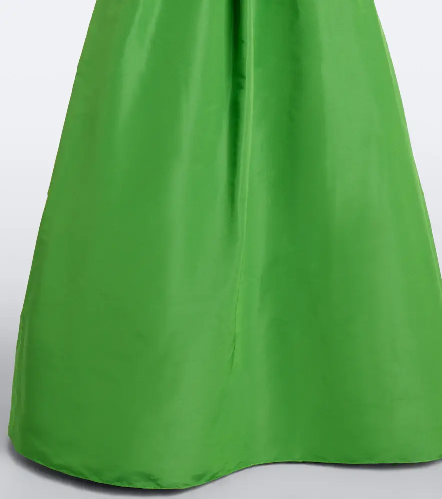 Carolina Herrera Embellished pleated silk gown | Thumbnail 3