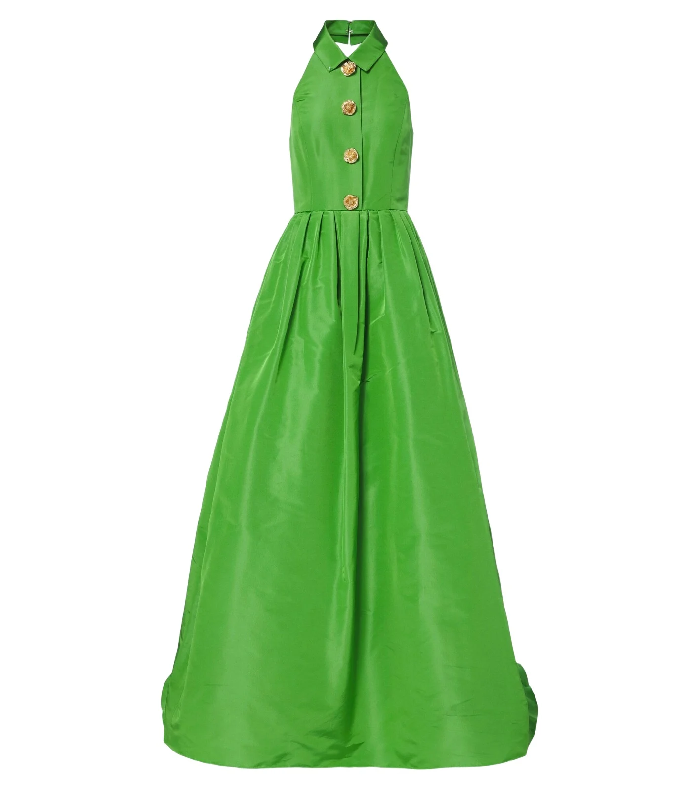 Embellished pleated silk gown Embellished pleated silk gown