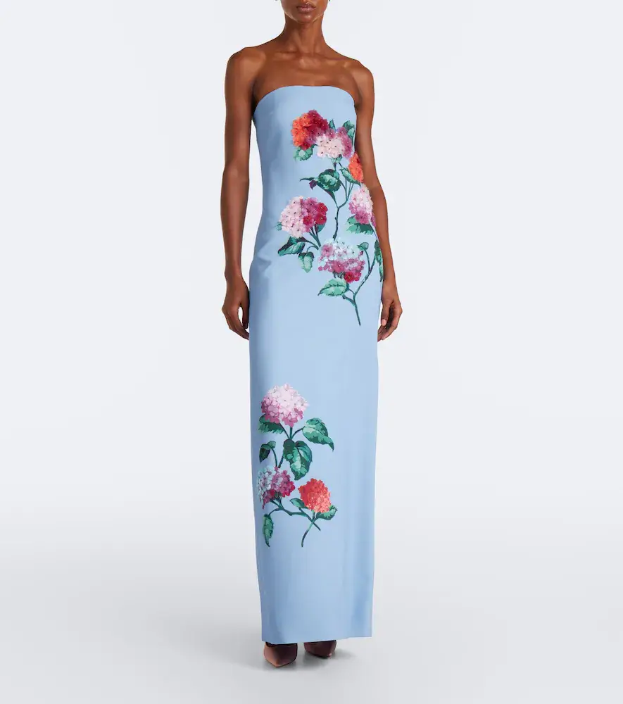 Carolina Herrera Embellished floral-appliqué bustier gown | Thumbnail 2
