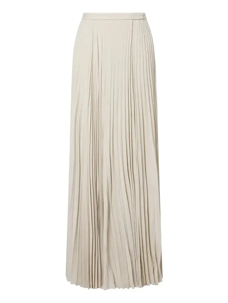 Pleated maxi skirt