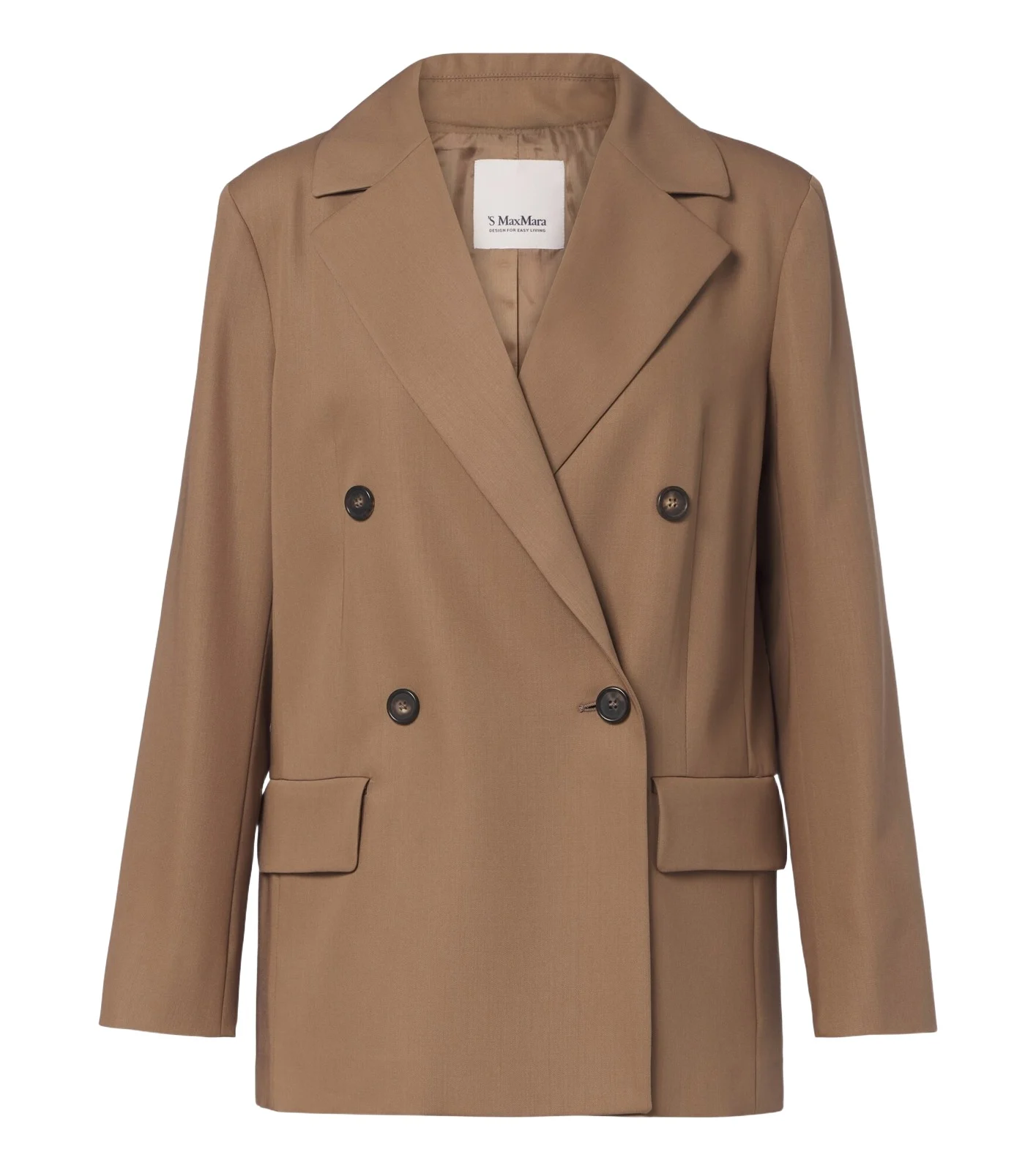 'S Max Mara Double-breasted virgin wool blazer
