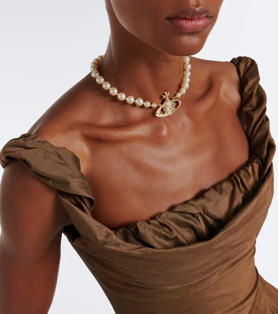 Vivienne Westwood Chichi draped cotton-blend bustier dress | Thumbnail 2 Vivienne Westwood Chichi draped cotton-blend bustier dress | Thumbnail 2