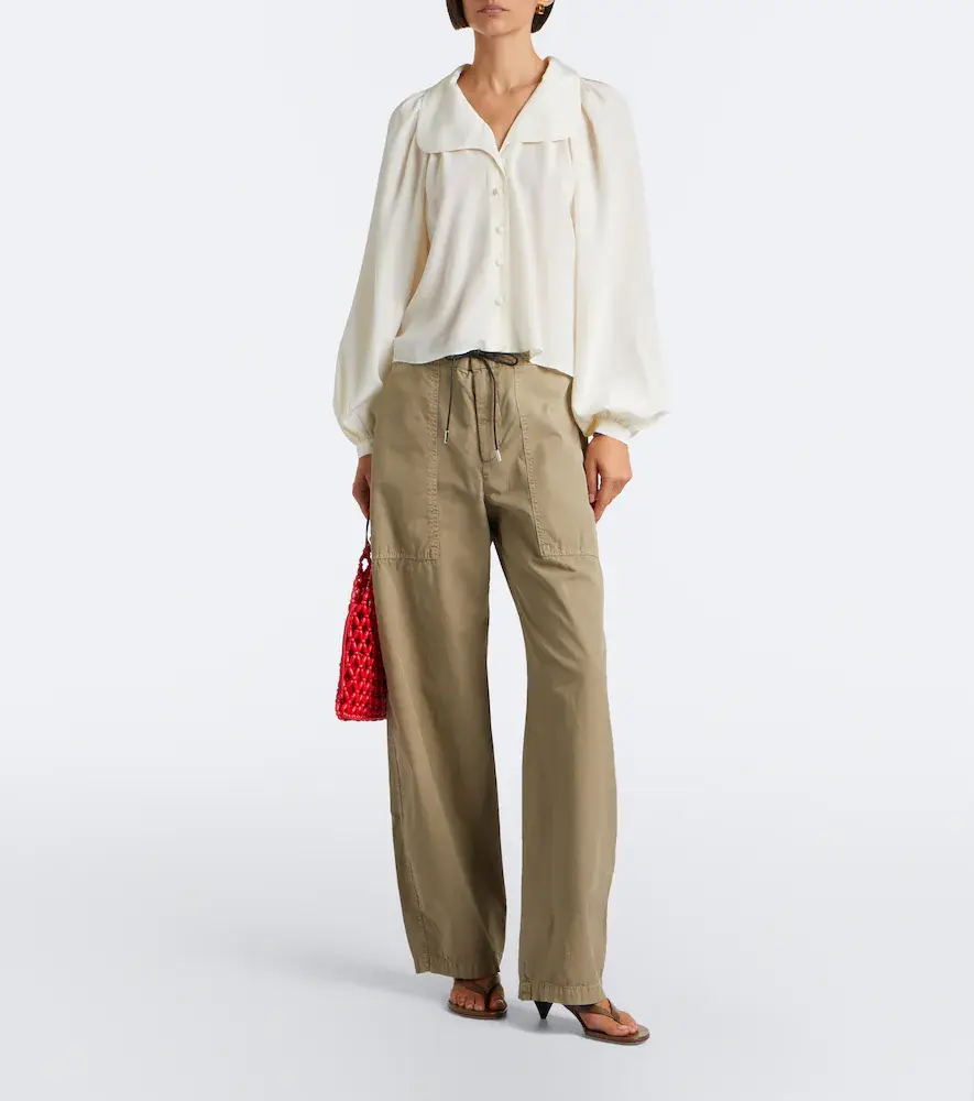 Frame Gallery cotton wide-leg pants | Thumbnail 5 Frame Gallery cotton wide-leg pants | Thumbnail 5