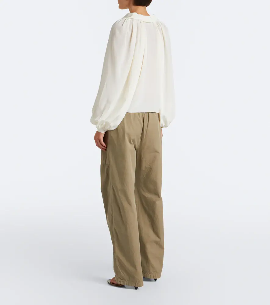 Frame Gallery cotton wide-leg pants | Thumbnail 6 Frame Gallery cotton wide-leg pants | Thumbnail 6