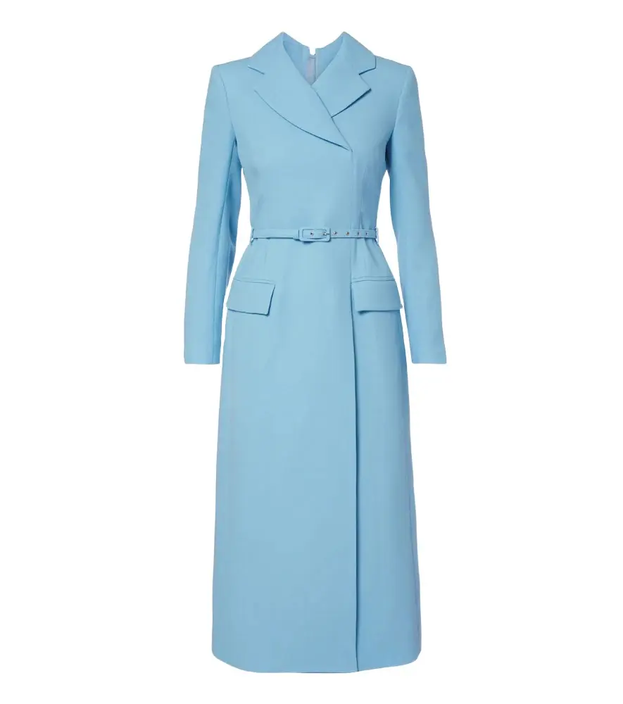 Emilia Wickstead Kalonice wool crêpe midi dress | Image 1 Emilia Wickstead Kalonice wool crêpe midi dress | Image 1