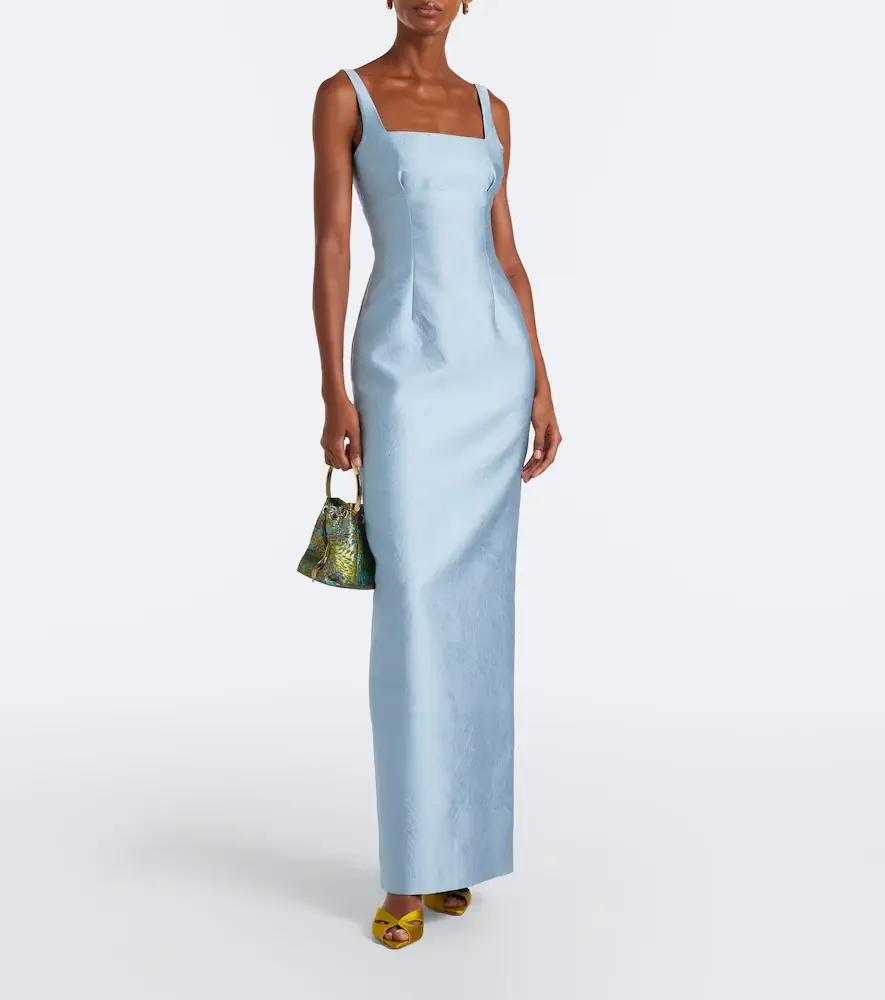 Emilia Wickstead Micheline floral cloqué gown | Thumbnail 3 Emilia Wickstead Micheline floral cloqué gown | Thumbnail 3