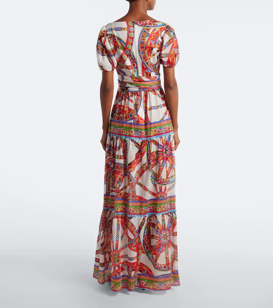 Dolce & Gabbana Carretto cotton maxi dress | Thumbnail 6 Dolce & Gabbana Carretto cotton maxi dress | Thumbnail 6