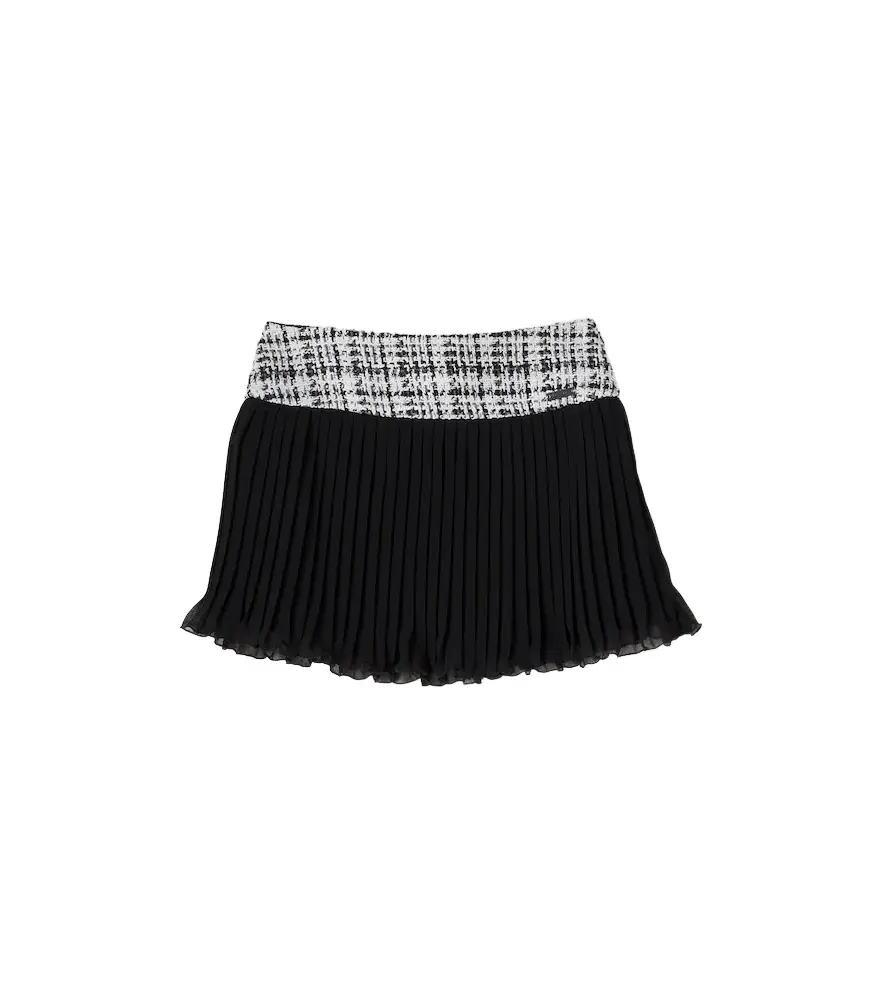 Monnalisa Checked plissé skirt | Image 1 Monnalisa Checked plissé skirt | Image 1