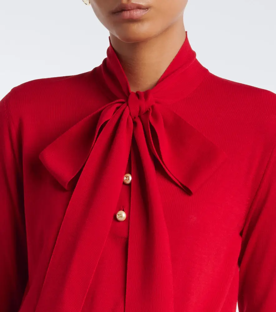 Dolce & Gabbana Bow-detail virgin wool sweater | Thumbnail 6 Dolce & Gabbana Bow-detail virgin wool sweater | Thumbnail 6