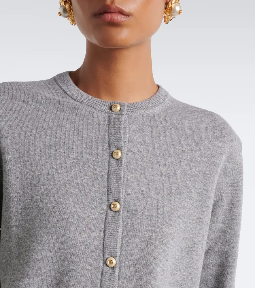 Dolce & Gabbana Embellished cashmere cardigan | Thumbnail 3 Dolce & Gabbana Embellished cashmere cardigan | Thumbnail 3